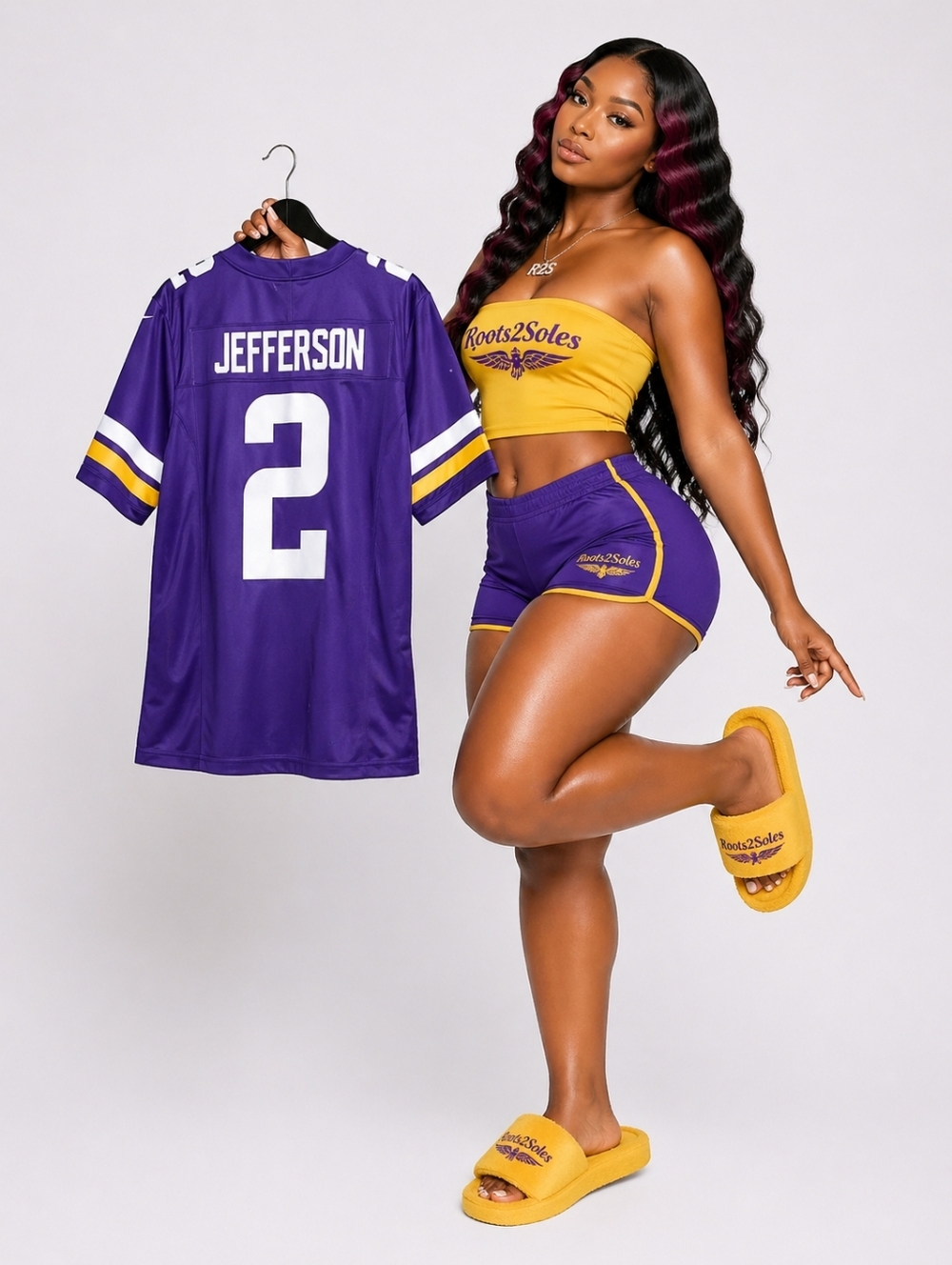 Large RARE 2023 Nike NFL Justin Jefferson #2 Minnesota Vikings Limited Jersey